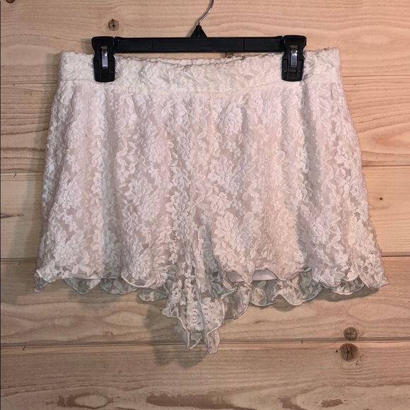 Free People Pants - Free People Lined Lace Shorts